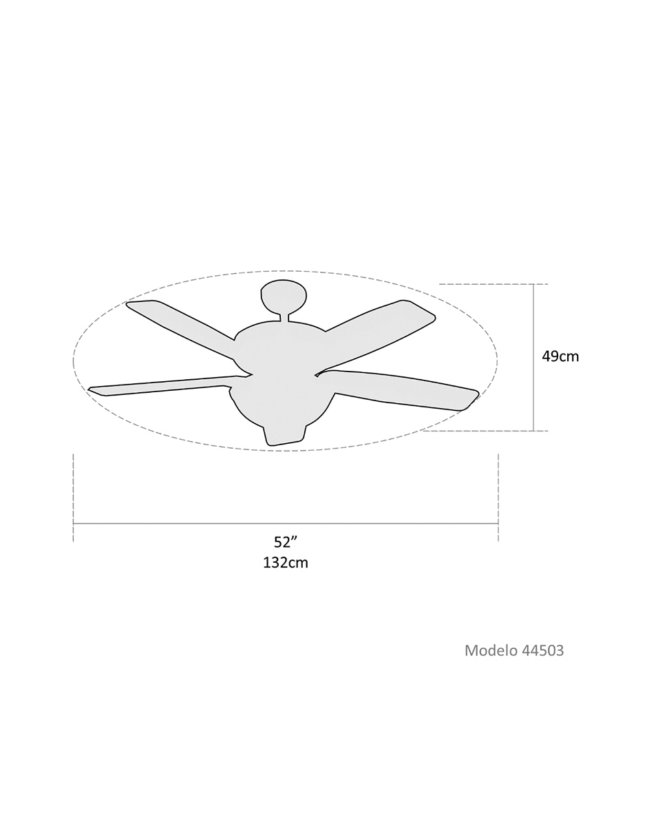 Ventilador de techo Coolfan 3 velocidades