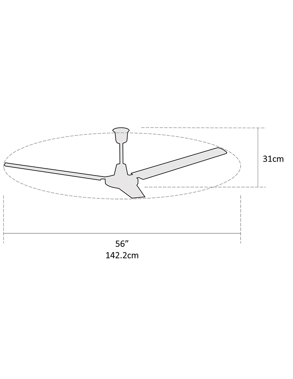 Ventilador de techo Coolfan 5 velocidades