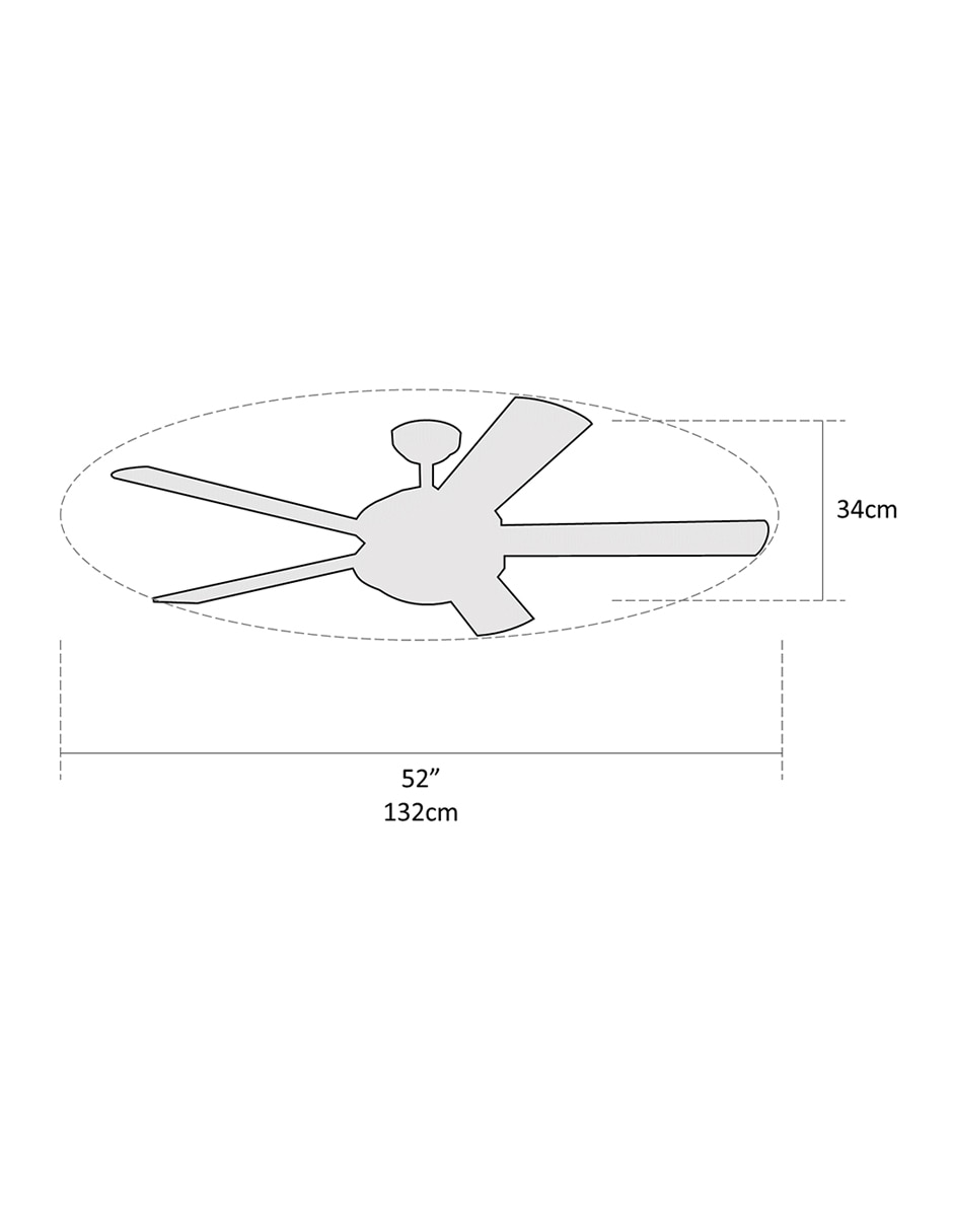 Ventilador de techo Coolfan 3 velocidades