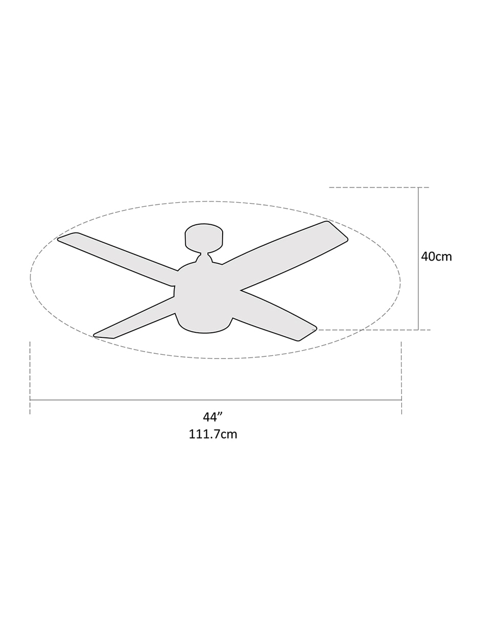 Ventilador de techo Coolfan con control remoto 3 velocidades