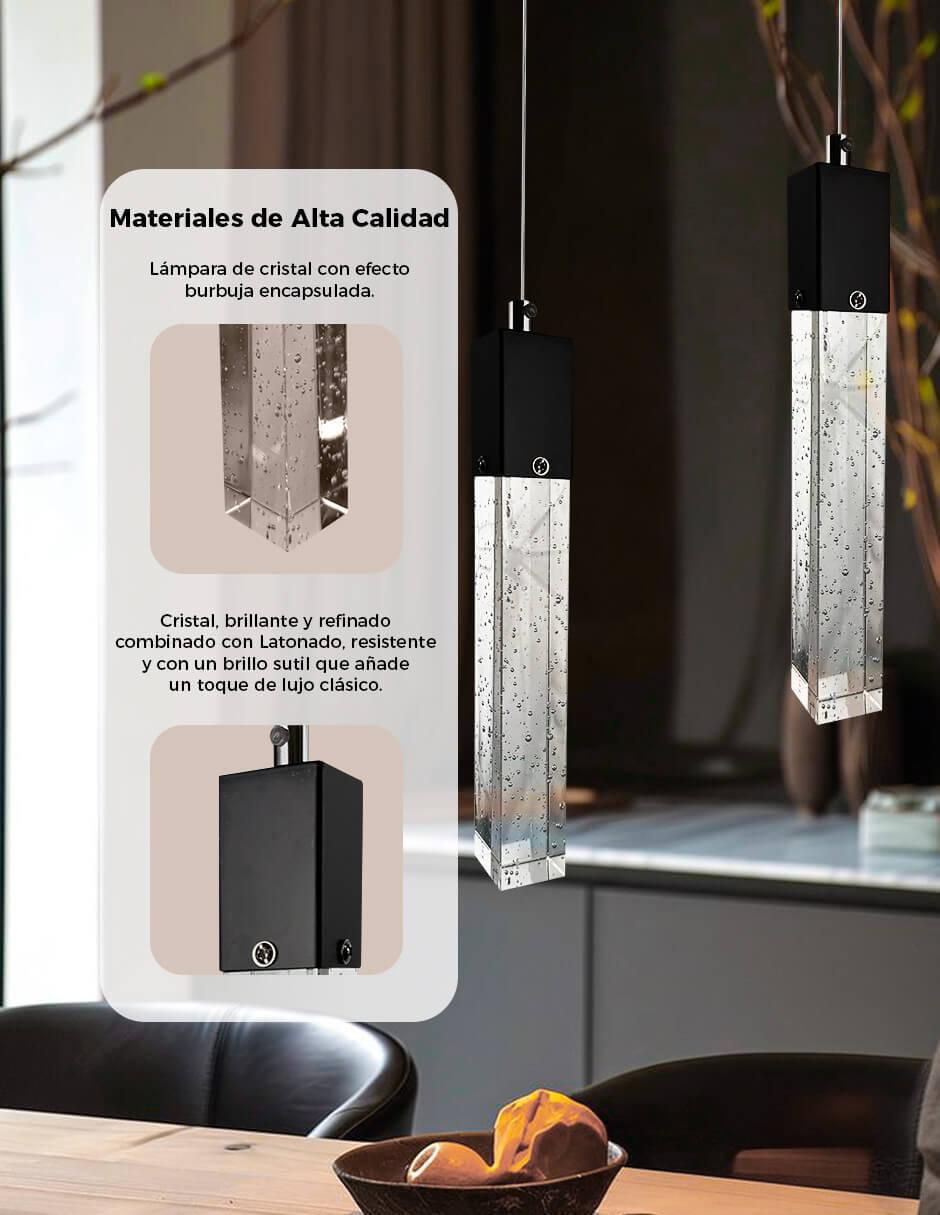 Lámpara colgante LED Gamalux