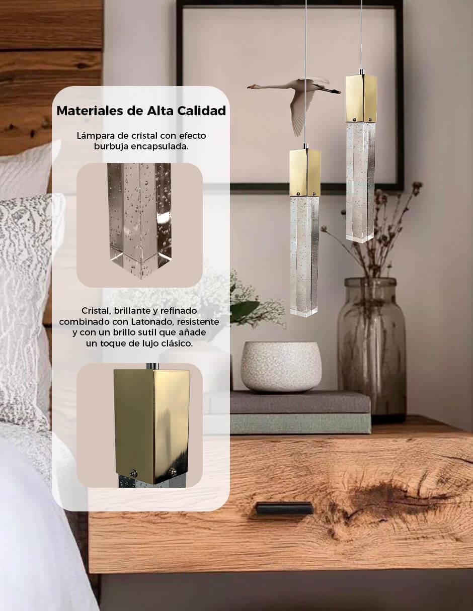Lámpara colgante LED Gamalux