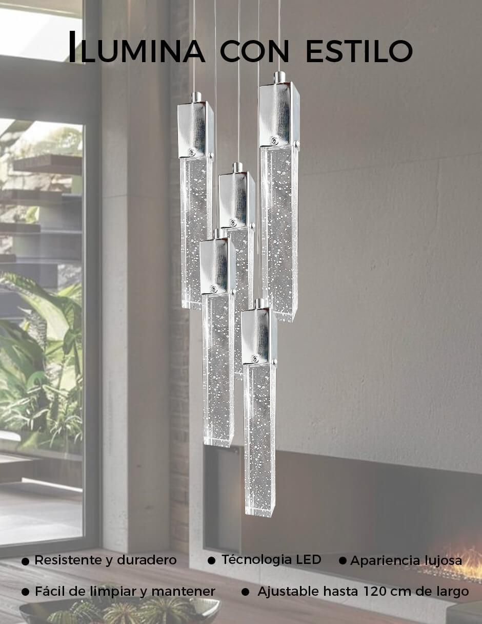 Lámpara colgante LED Gamalux
