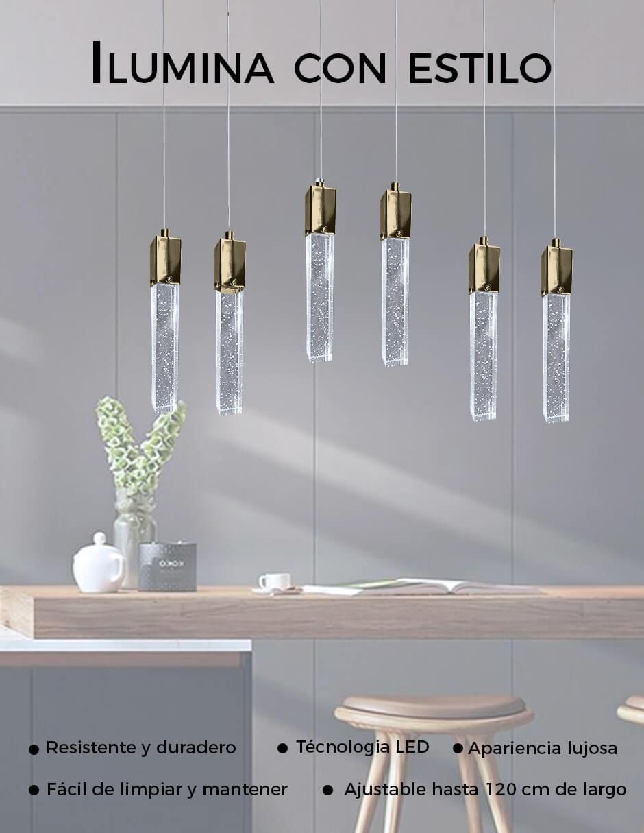 Lámpara colgante LED Gamalux