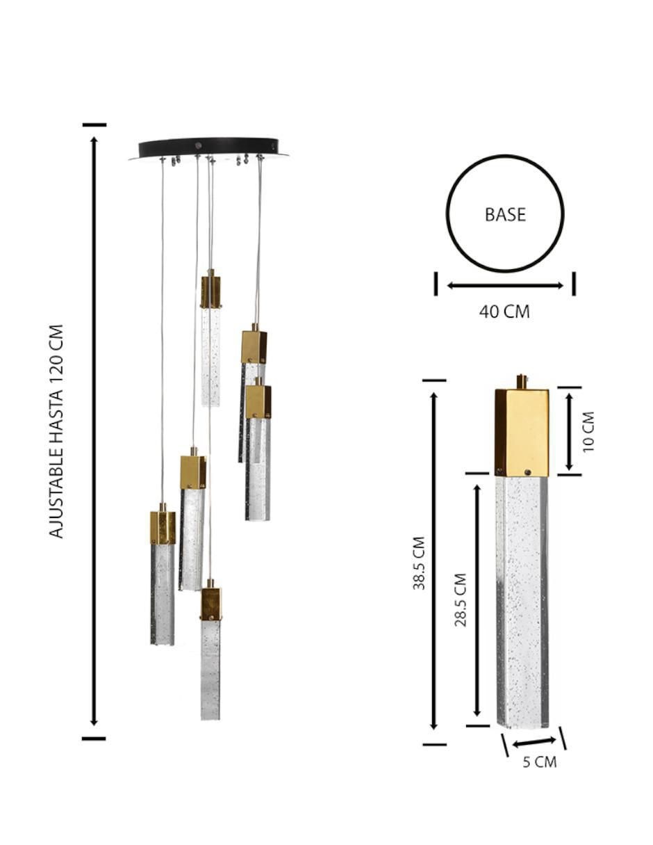 Lámpara colgante LED 9