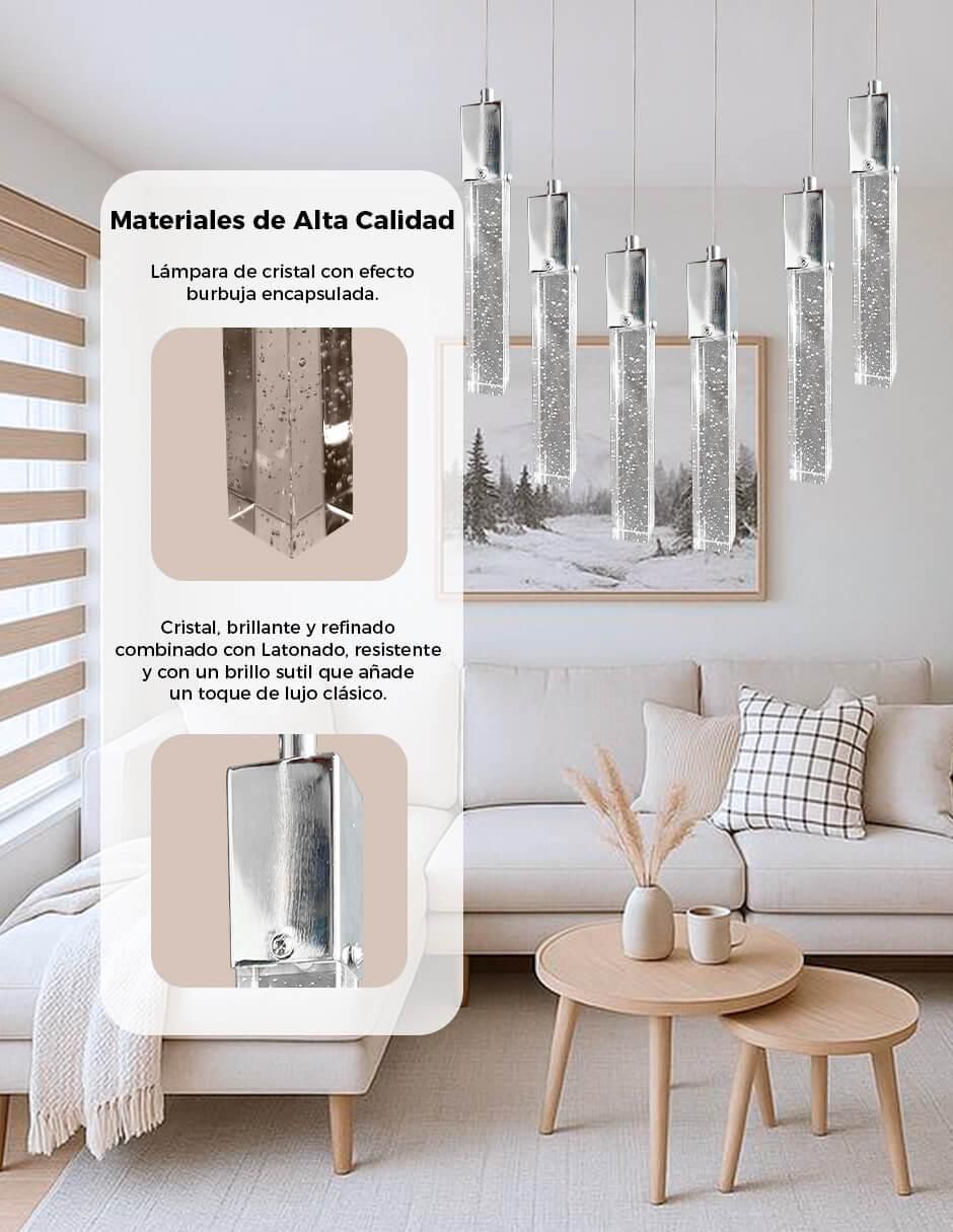 Lámpara colgante LED Gamalux