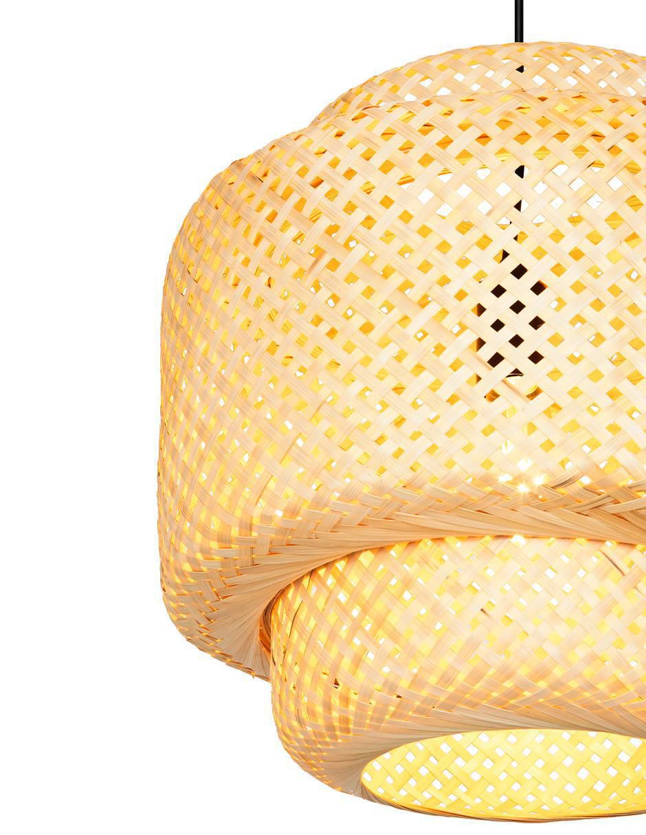 Lámpara colgante Calux incandescente y led