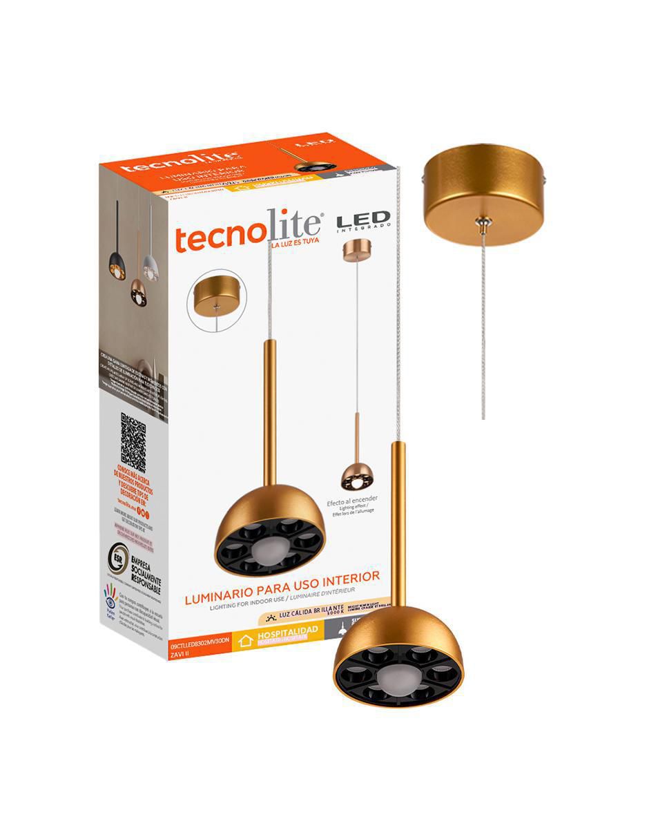 Lámpara colgante led Zavi Ii 9