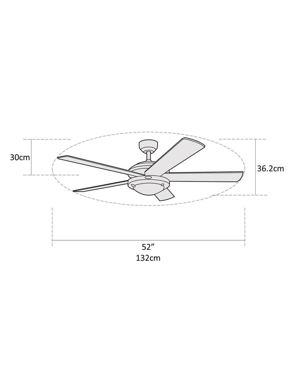 Ventilador de techo Westinghouse con control remoto 3 velocidades