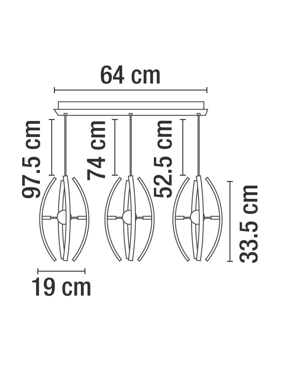 Lámpara colgante LED 3
