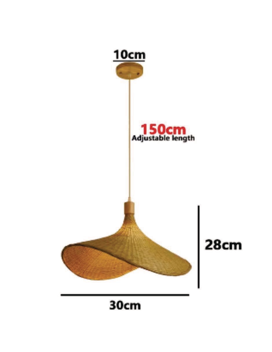 Lámpara colgante Mayadecor incandescente y led
