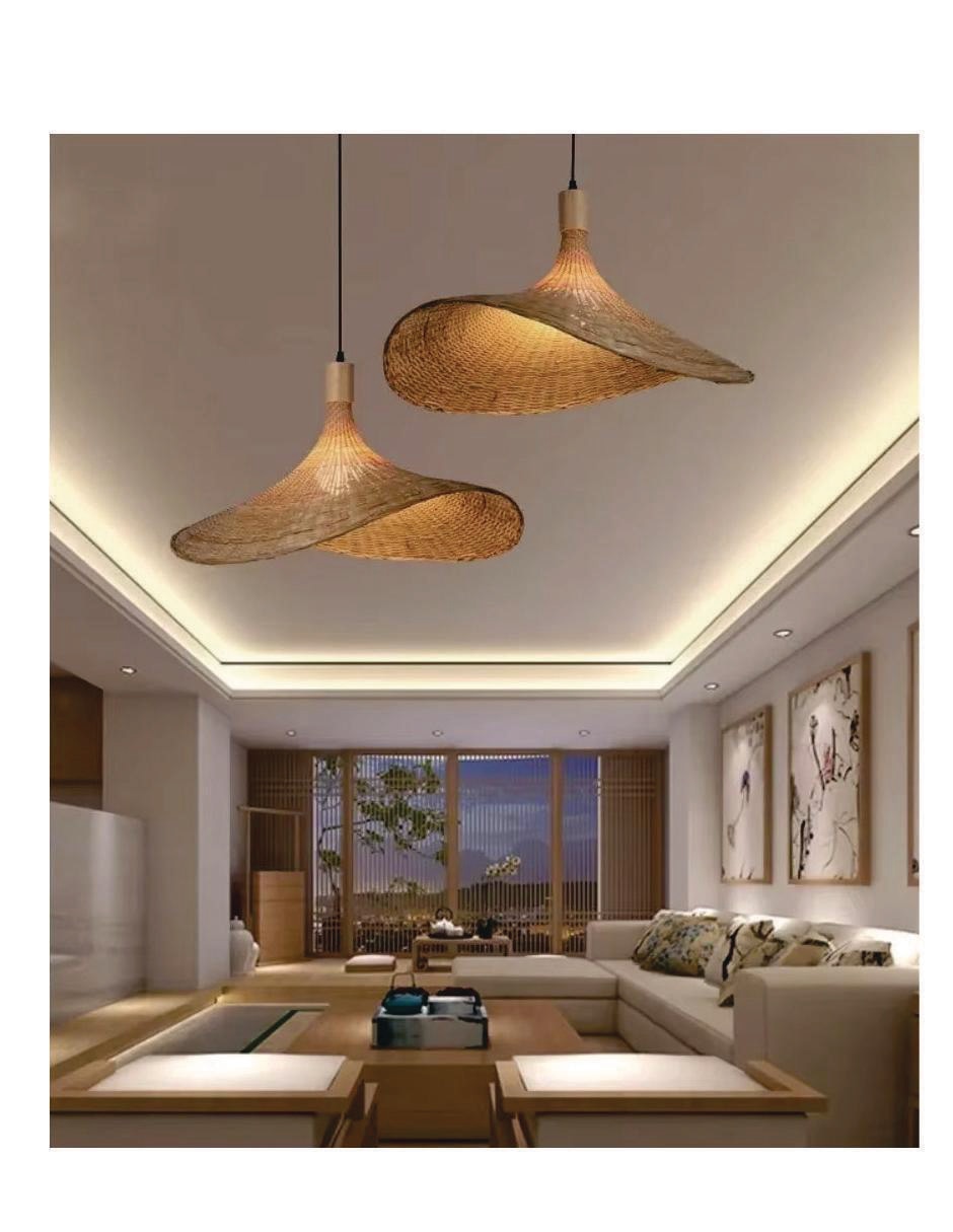 Lámpara colgante Mayadecor incandescente y led