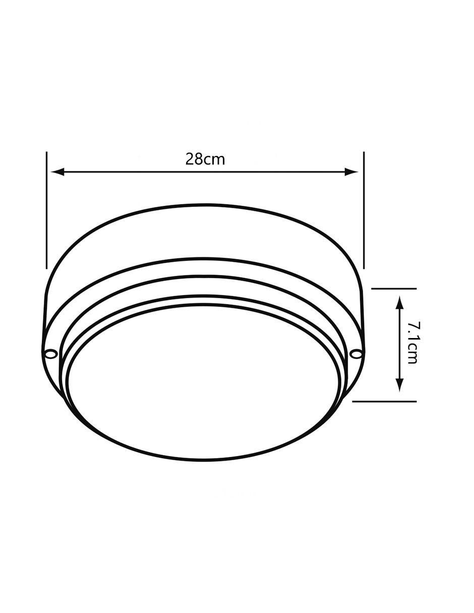 Lámpara de techo LED Lacerta I 8