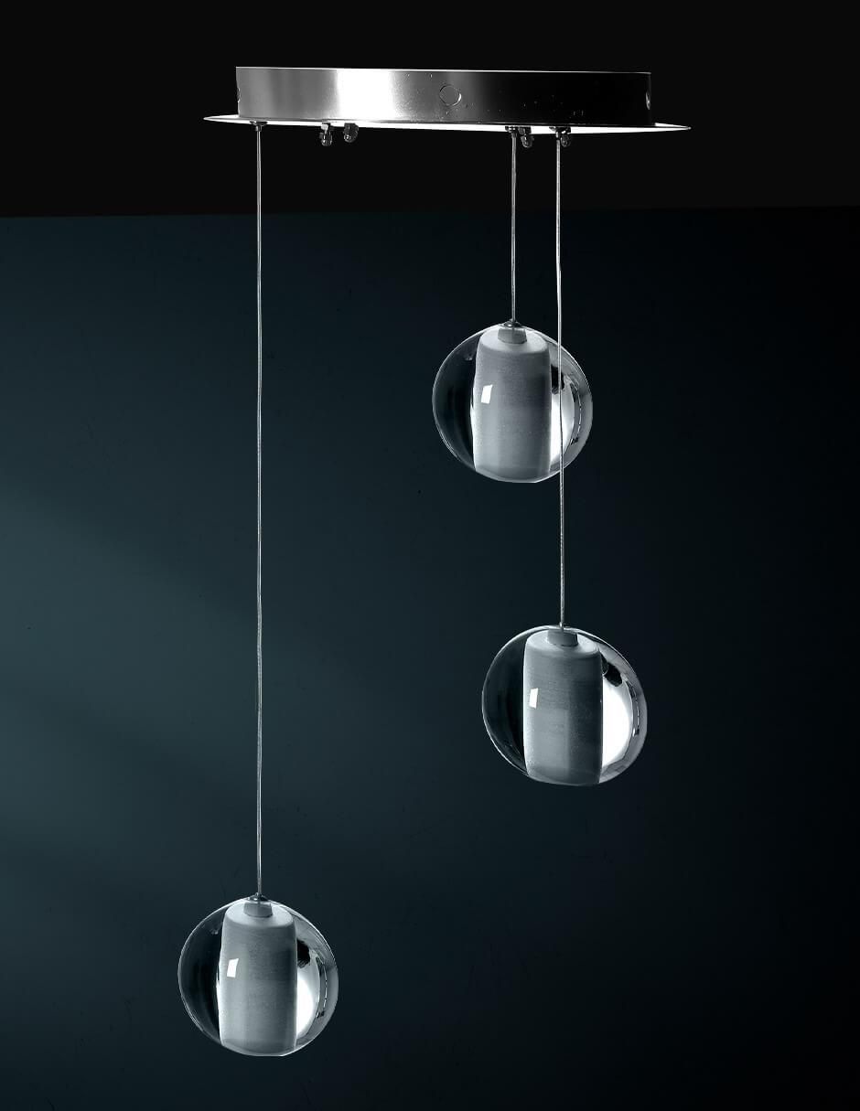 Lámpara colgante LED Gamalux Premier