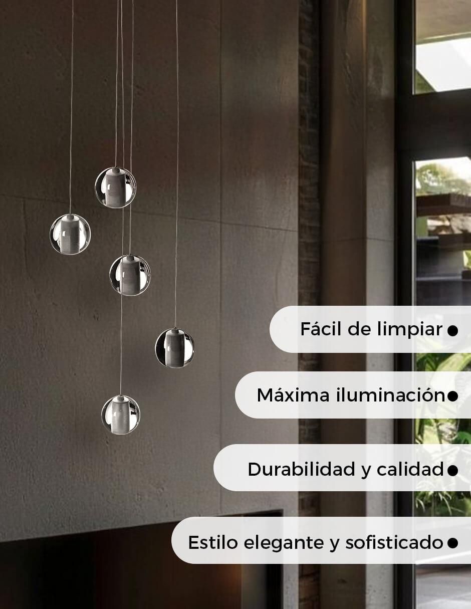 Lámpara colgante LED Gamalux Premier