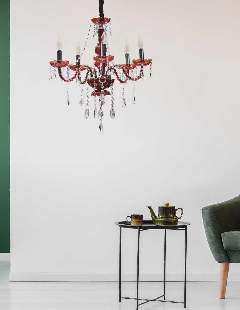 Lámpara colgante LED Gamalux Palace