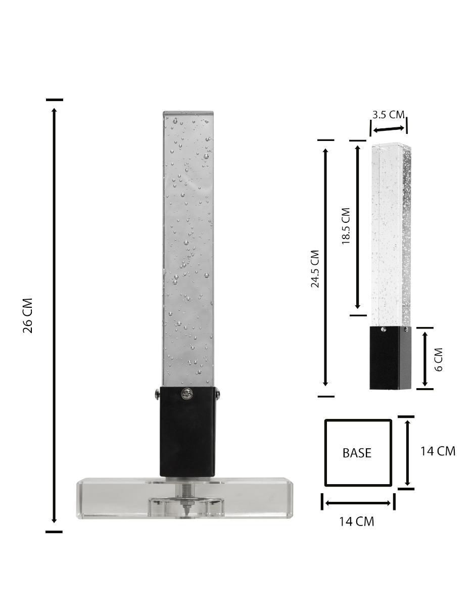 Lámpara de mesa LED Gamalux