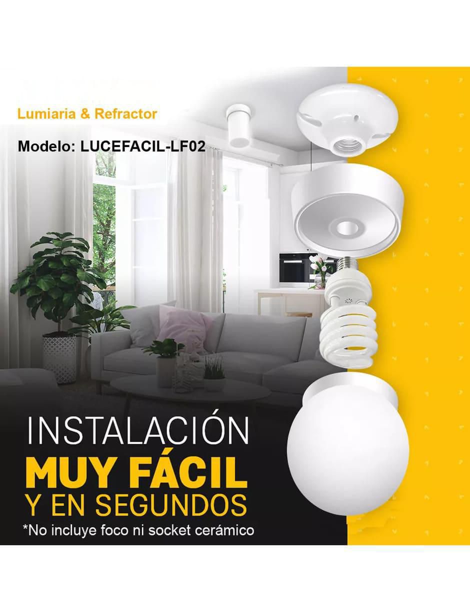 Lámpara de pared blanca