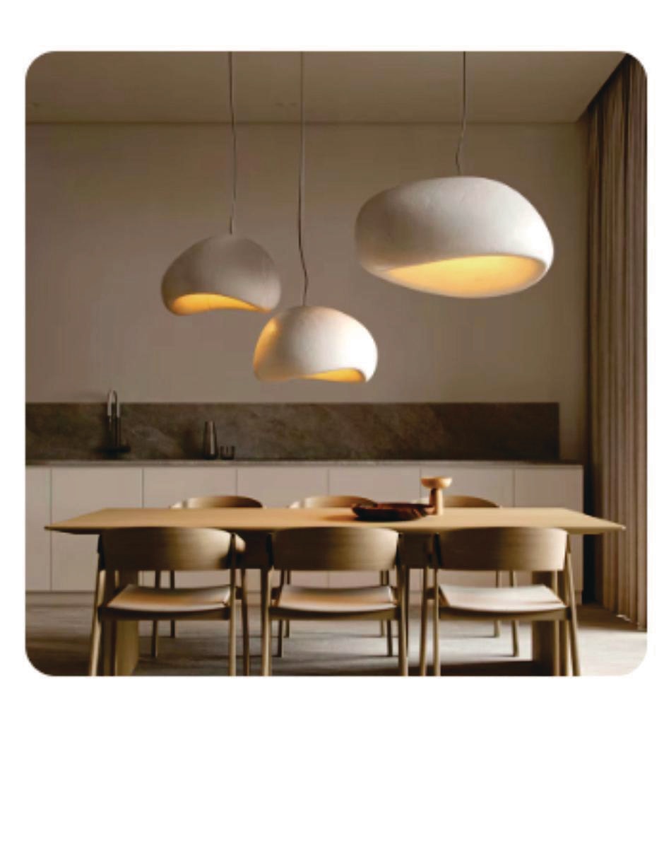 Lámpara colgante incandescente y led 7