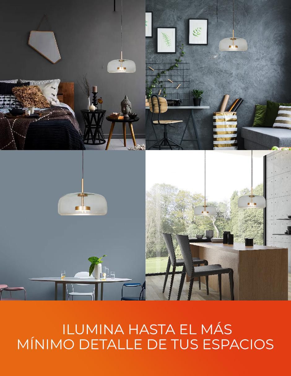 Lámpara colgante led 13
