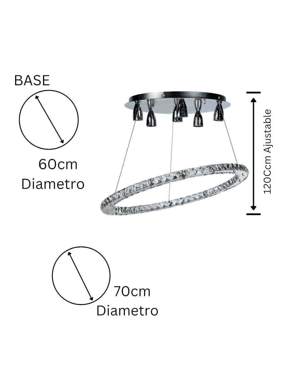 Lámpara colgante LED Gamalux Universe: Saturno