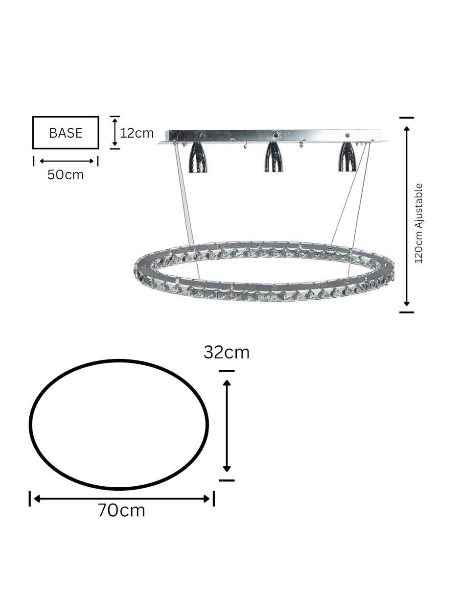Lámpara colgante LED Gamalux Universe: Júpiter