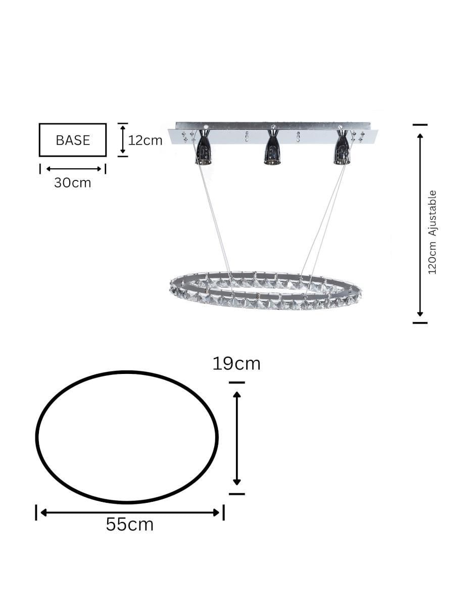 Lámpara colgante LED Gamalux Universe: Júpiter