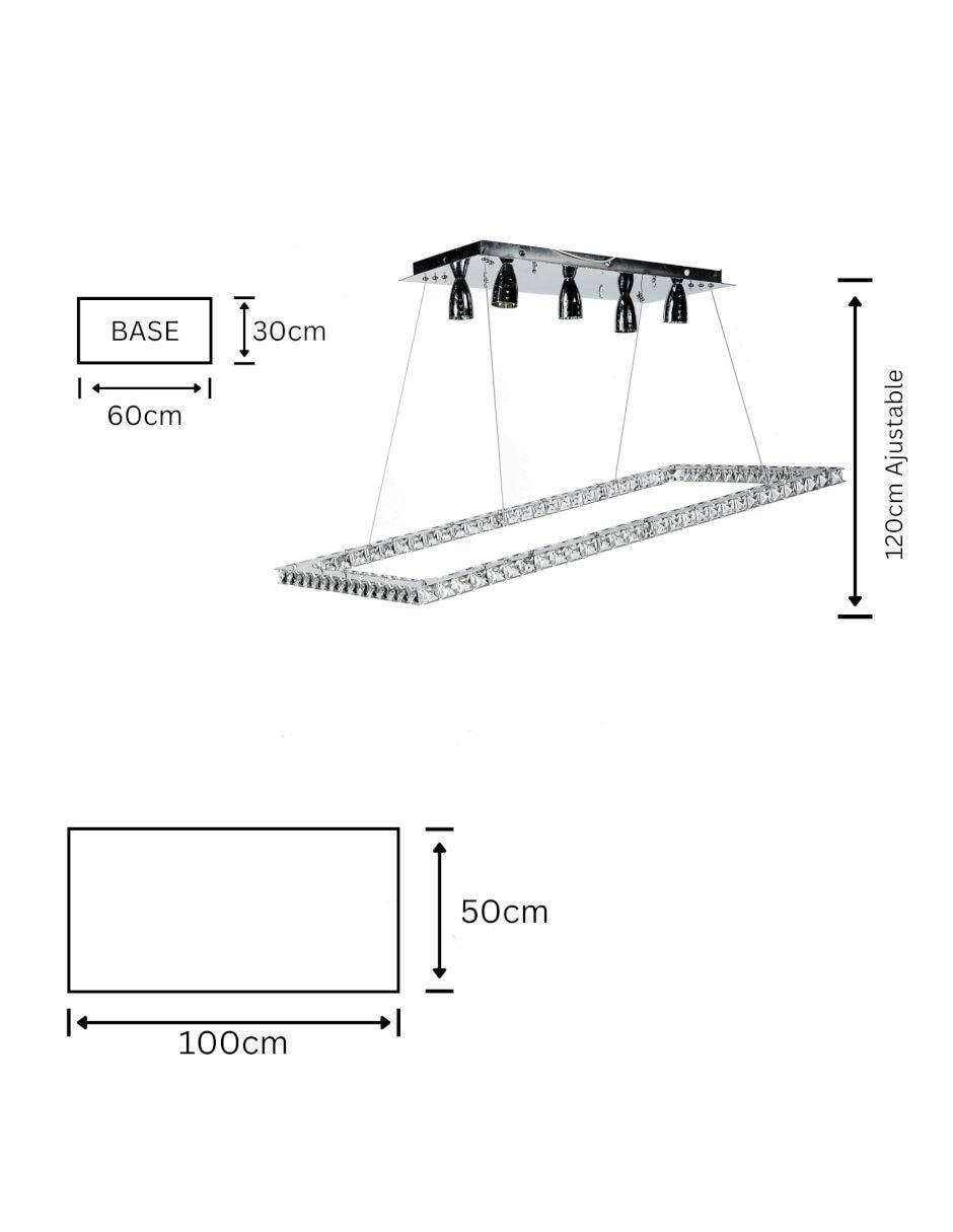 Lámpara colgante LED Gamalux Universe: Venus