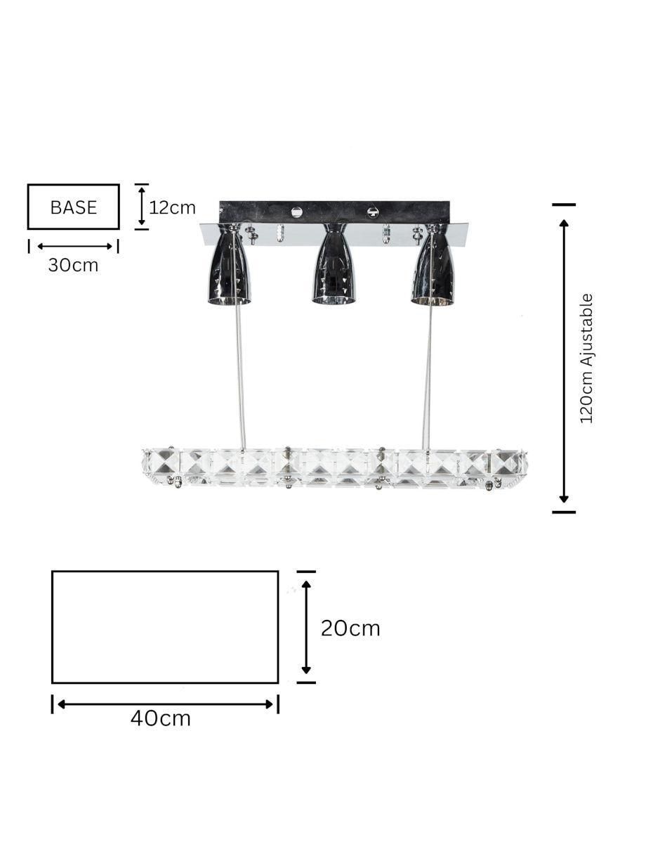 Lámpara colgante LED Gamalux Universe: Venus