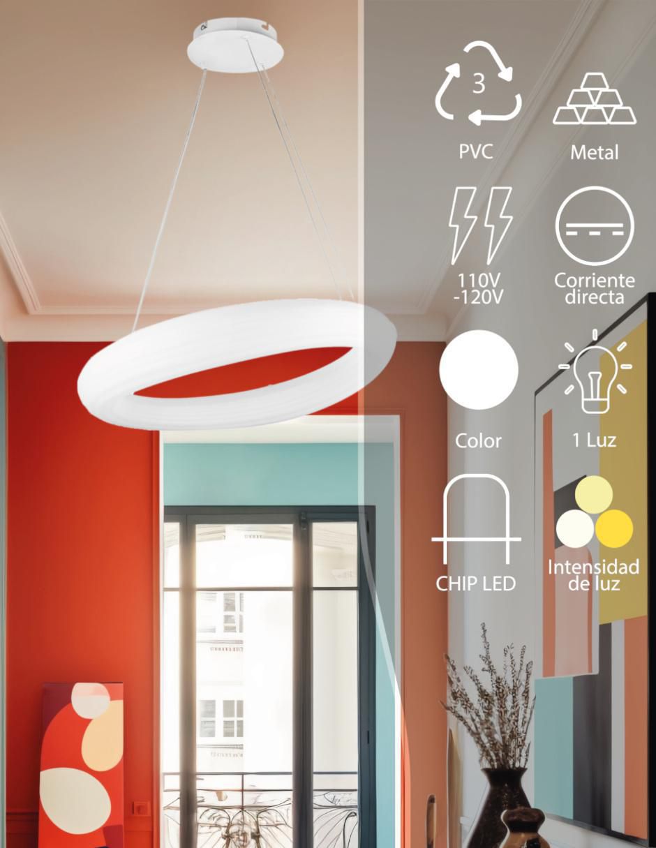 Lámpara colgante LED Gamalux Cosmos