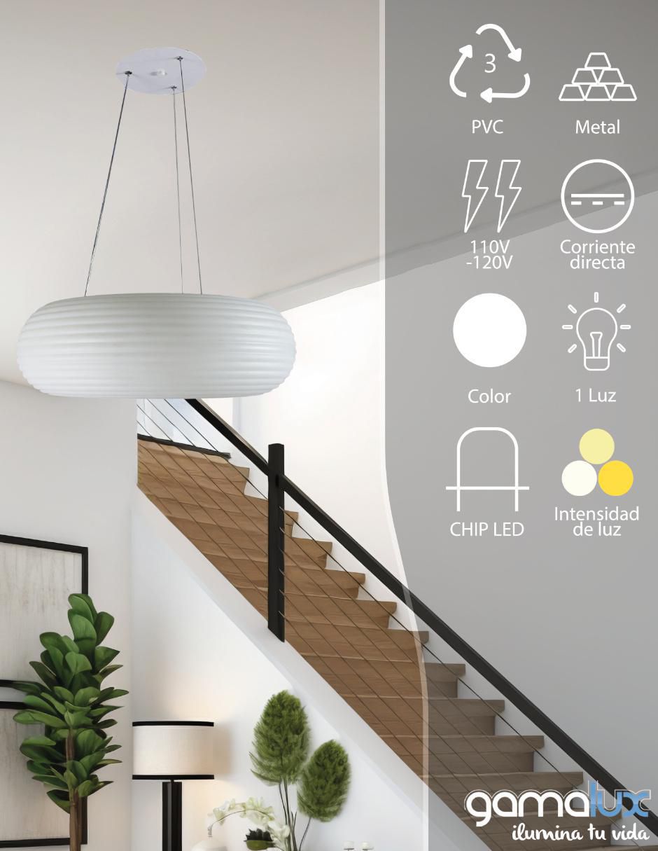 Lámpara colgante LED Gamalux Cosmos