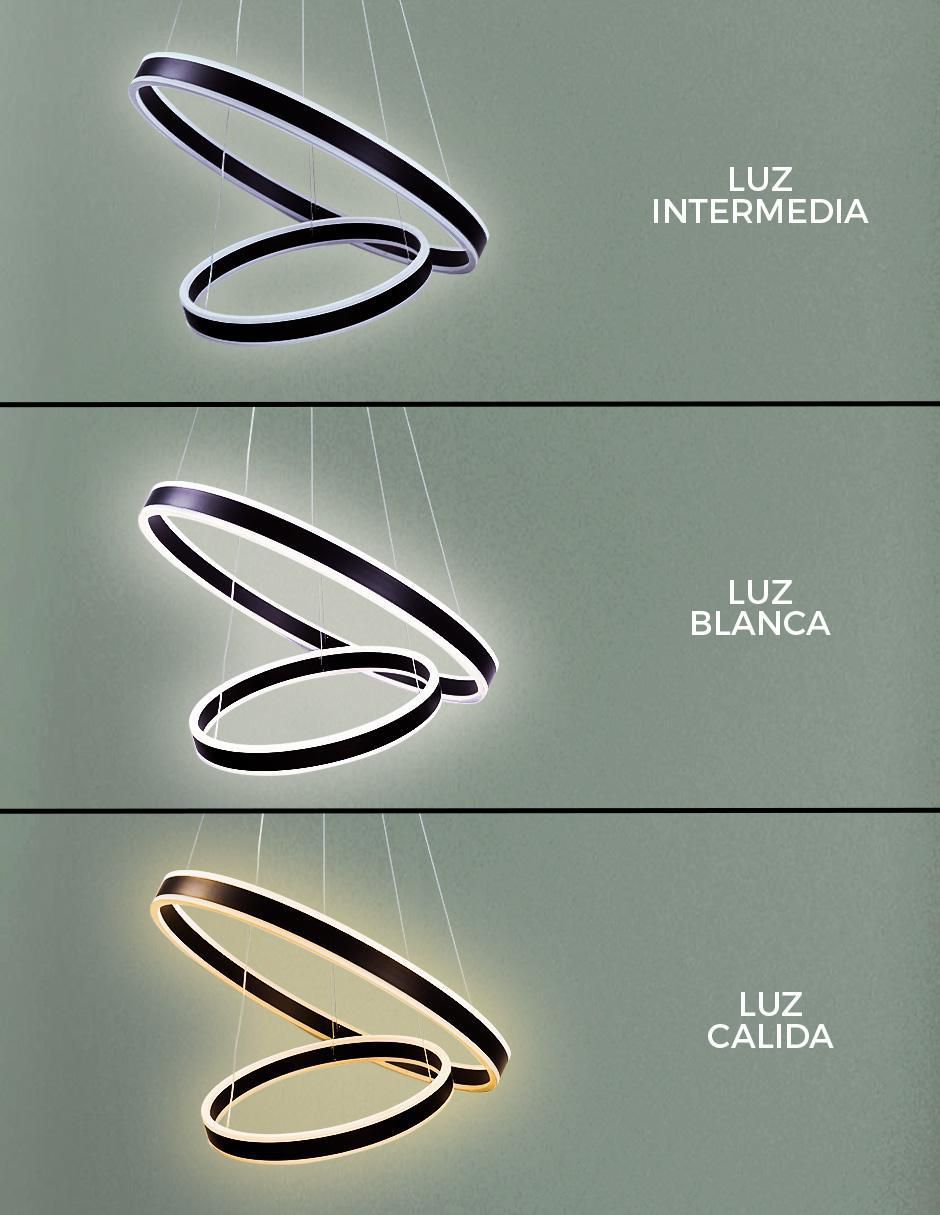Lámpara colgante LED Gamalux Cosmos