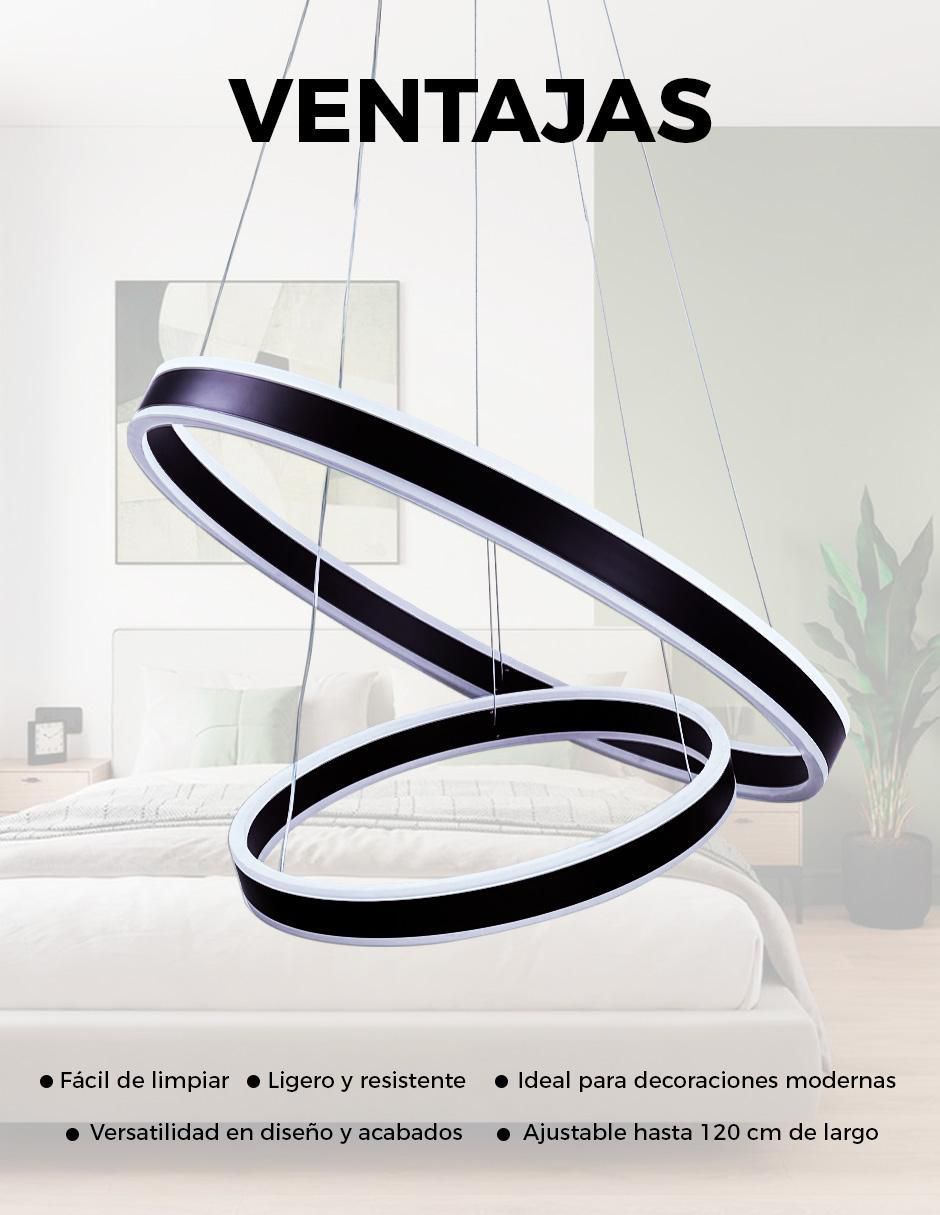 Lámpara colgante LED Gamalux Cosmos