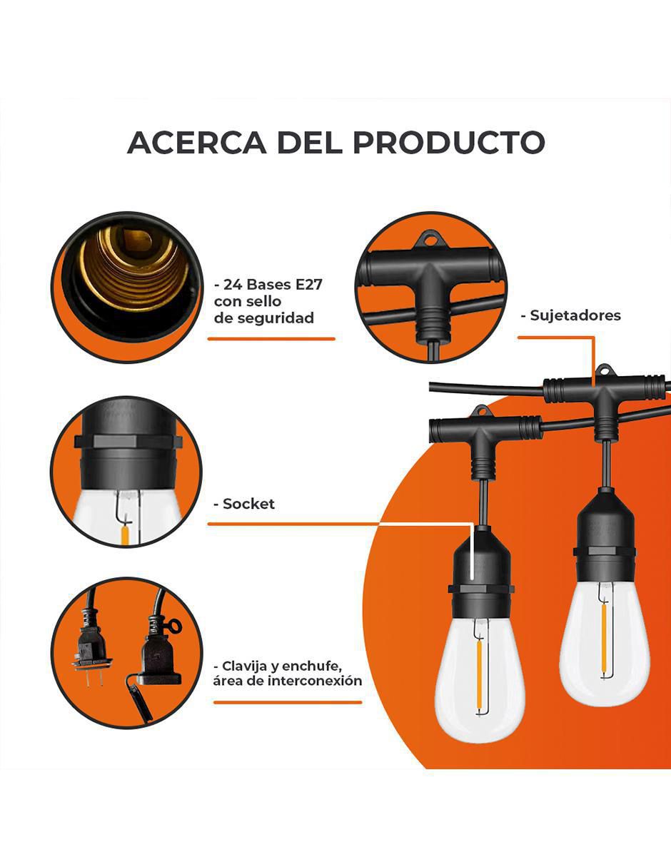 Serie de led Feston con 24 focos 4