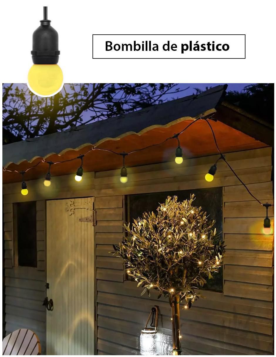 Serie de led con 25 focos 2