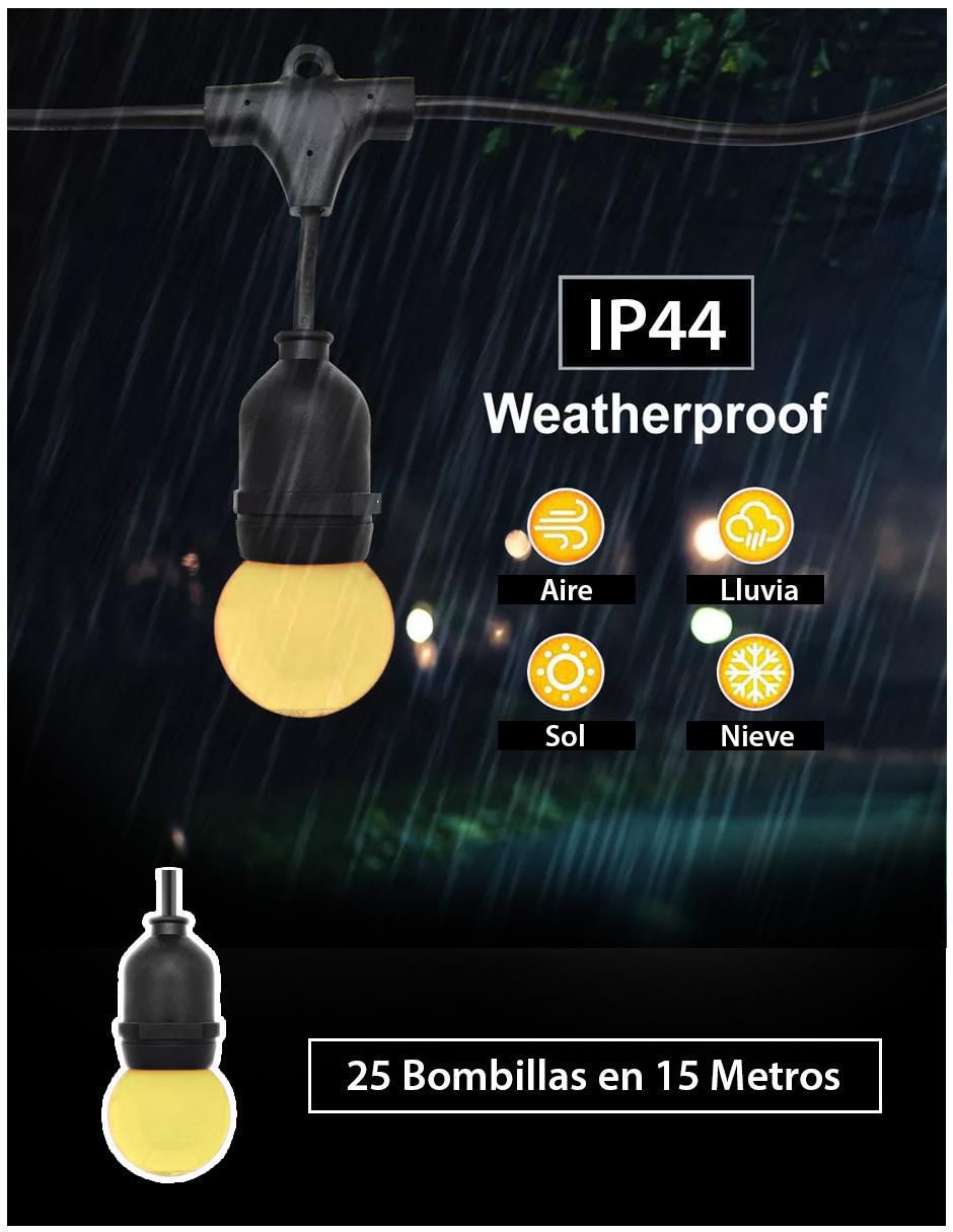 Serie de led con 25 focos 4