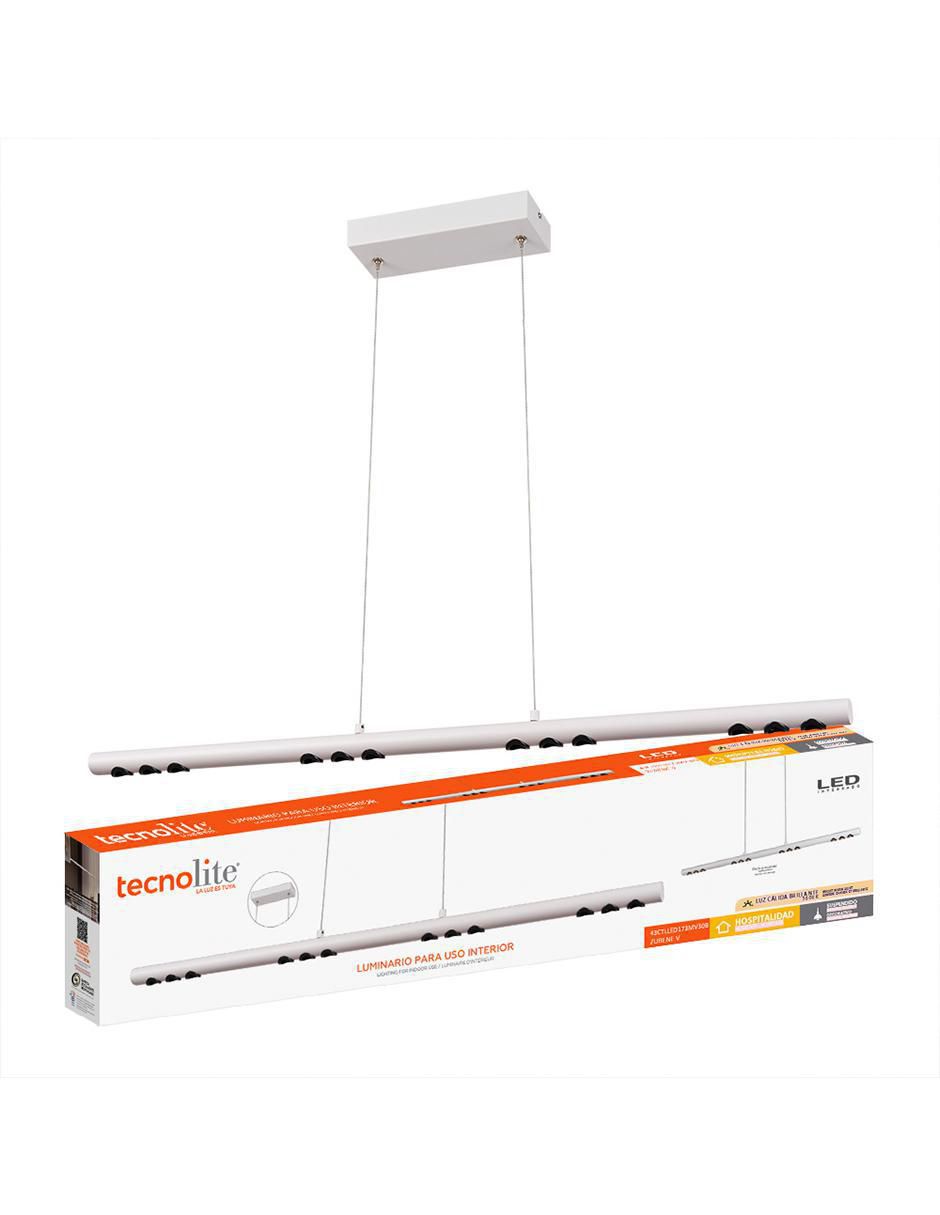 Lámpara colgante led Zubene V 6
