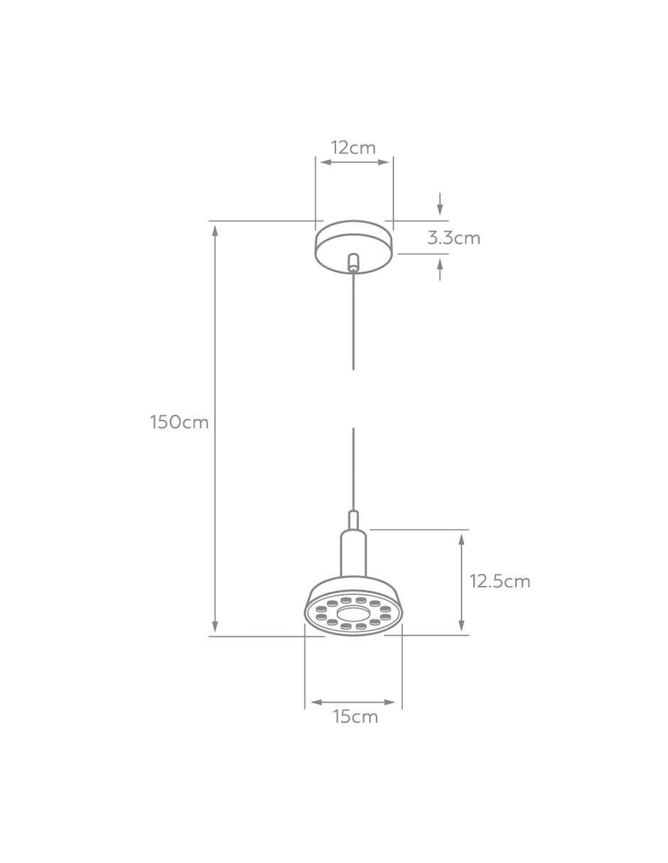Lámpara colgante led 11