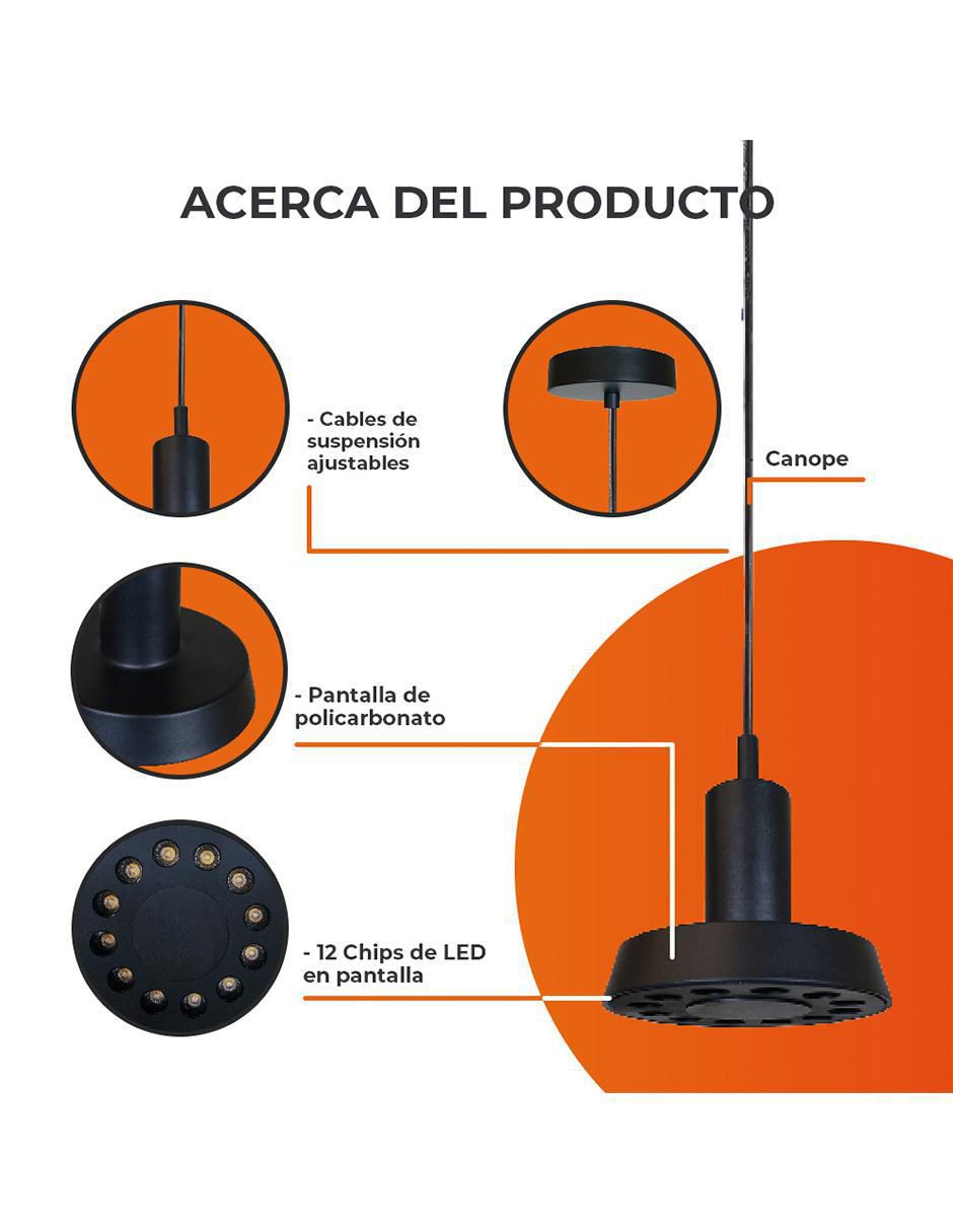Lámpara colgante led 10
