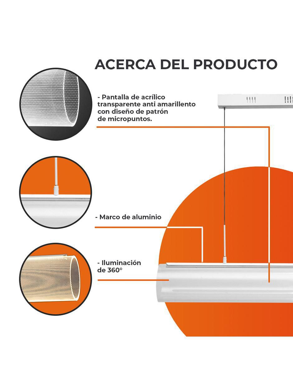 Lámpara colgante LED 8
