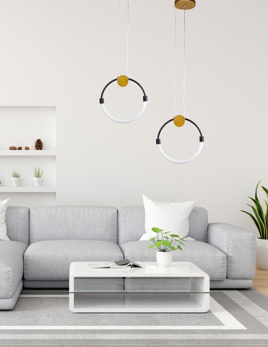 Lámpara colgante LED Gamalux
