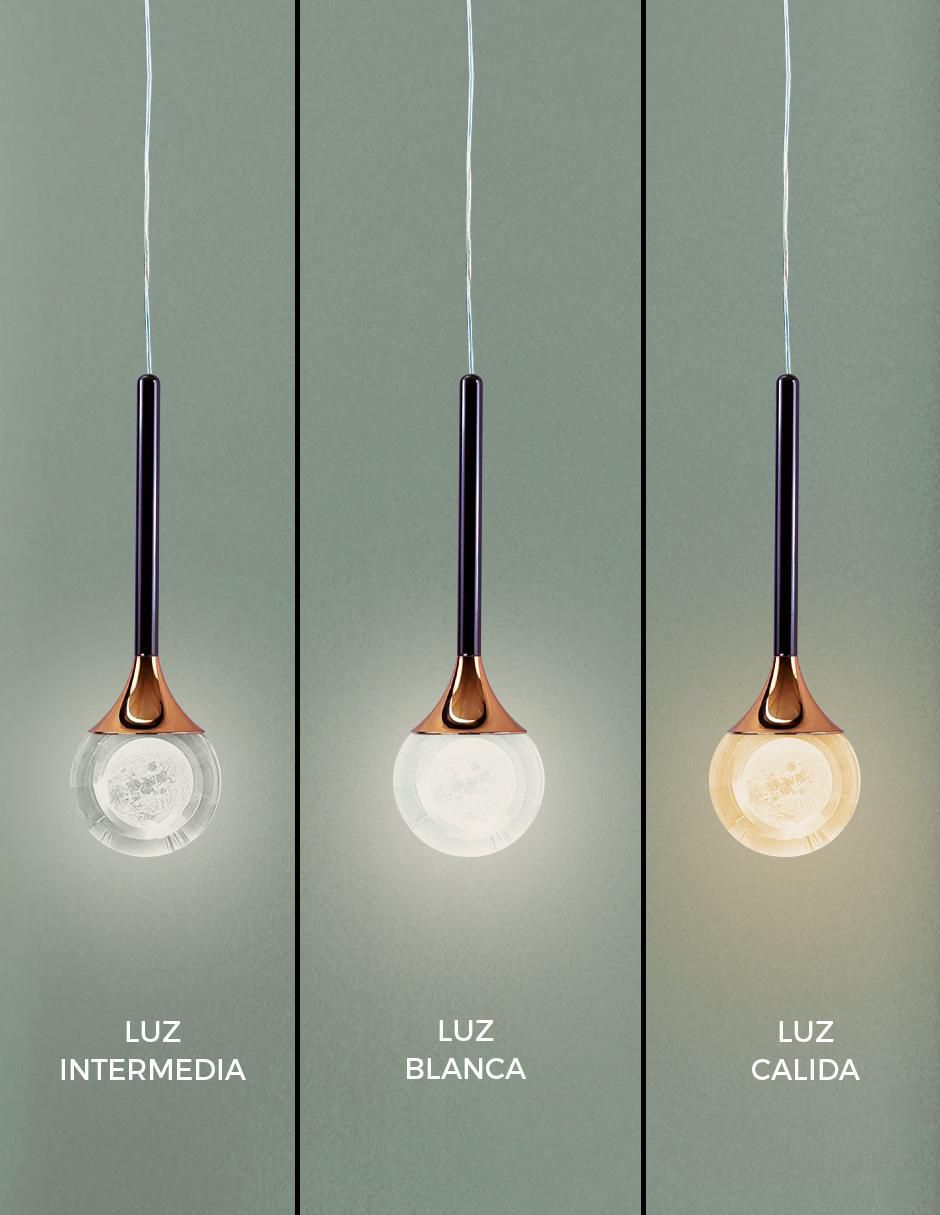 Lámpara colgante LED Gamalux