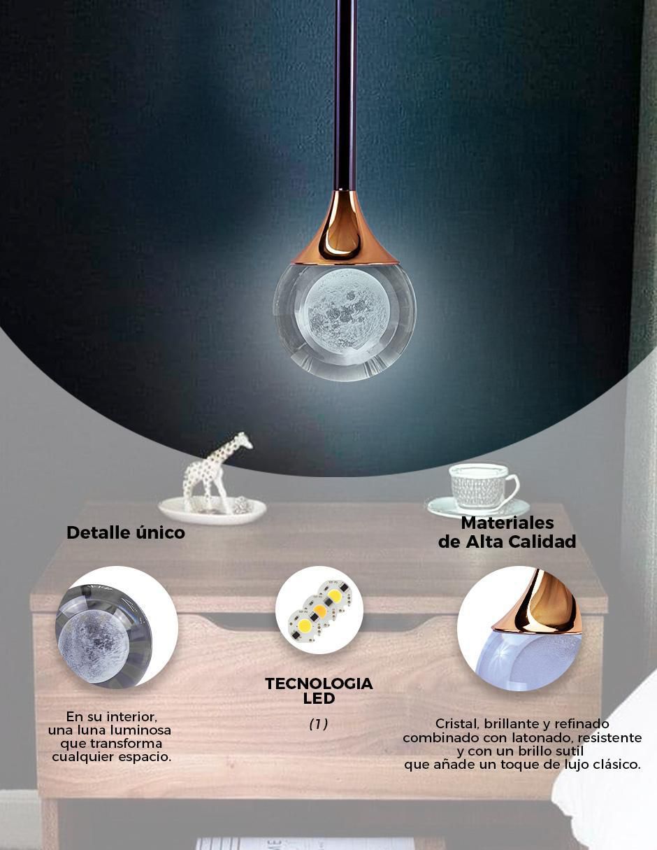 Lámpara colgante LED Gamalux