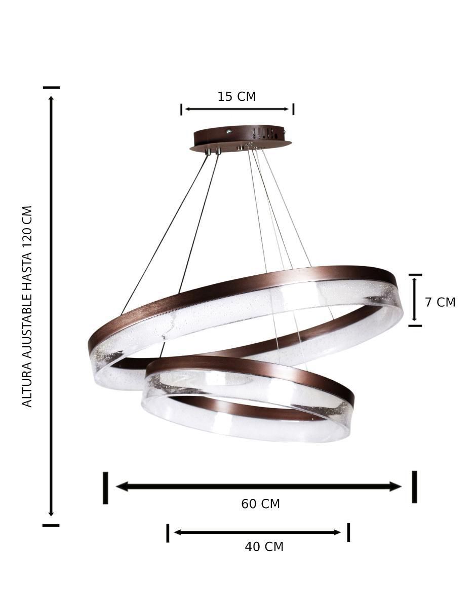 Lámpara colgante LED Gamalux