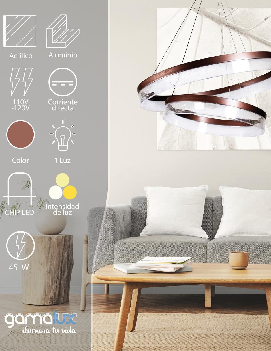 Lámpara colgante LED Gamalux