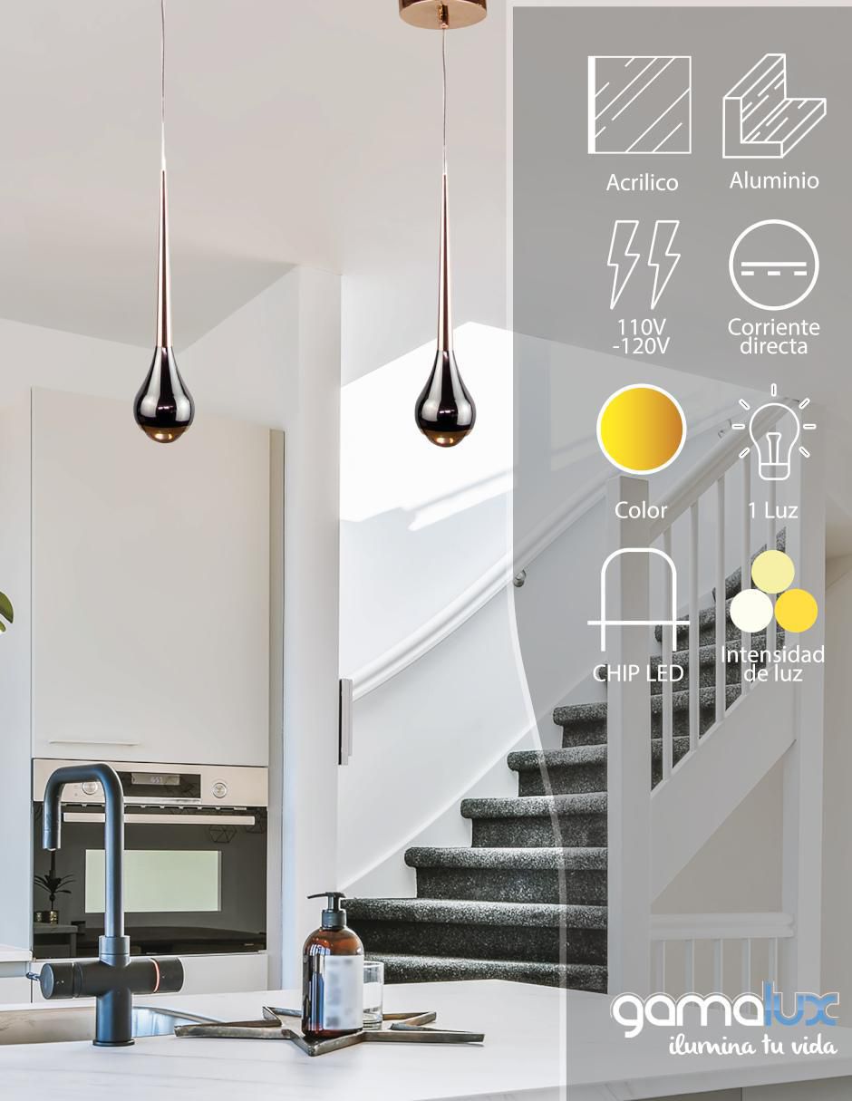 Lámpara colgante LED Gamalux