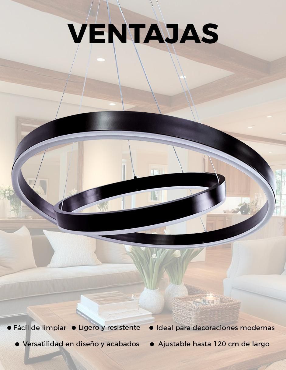 Lámpara colgante LED Gamalux