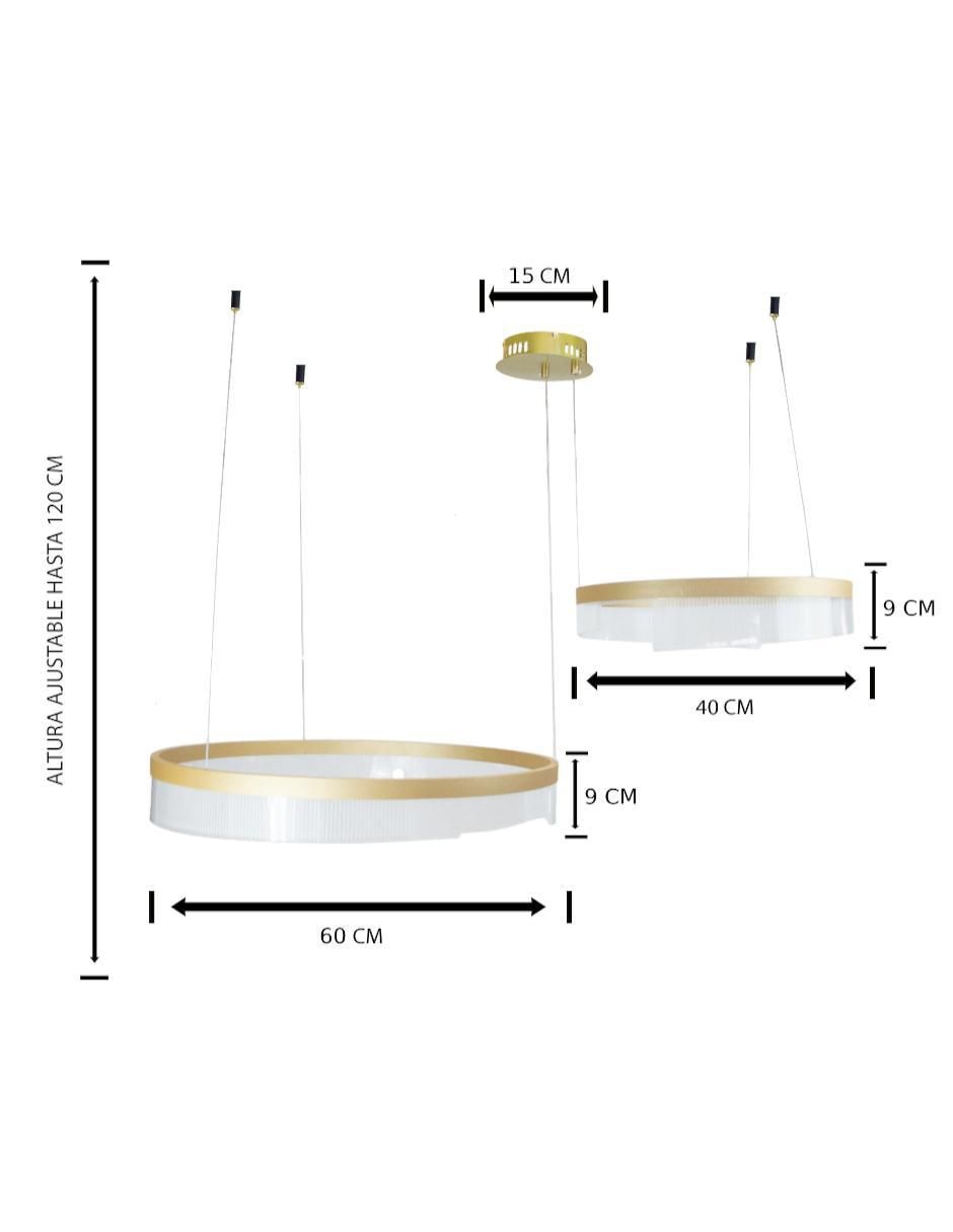 Lámpara colgante LED Gamalux