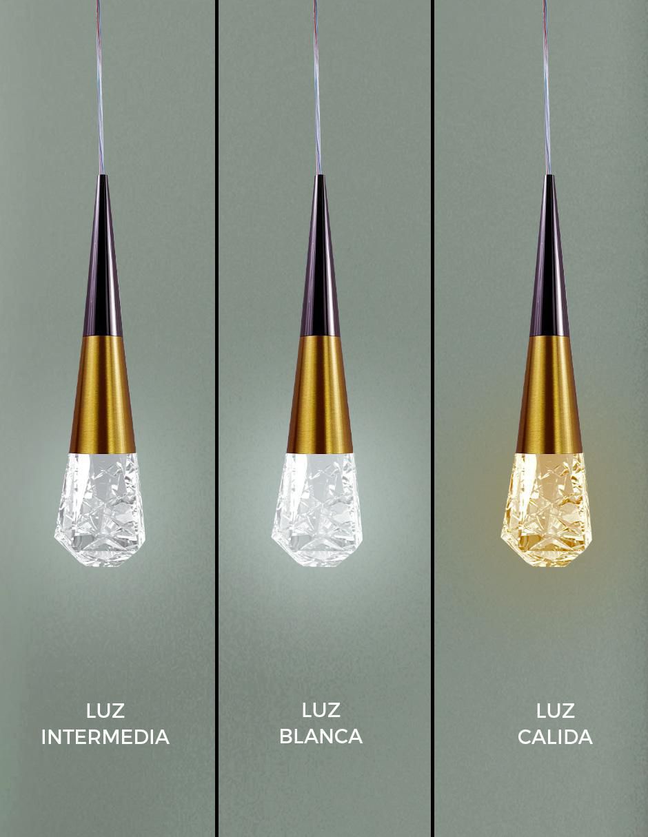 Lámpara colgante LED Gamalux