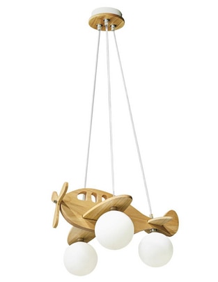 Lampara colgante led avion